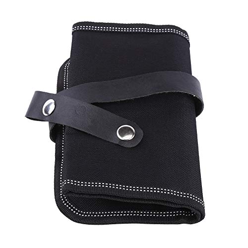 Envoltura de lápiz, Jarchii Envoltura de lápiz, 36/48 Ranuras Tela Negra Enrollable Estuche de Soporte de Envoltura de lápiz Bolsa para Escuela Oficina Arte Artesanía(#1)