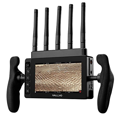 Smallhd Ultra 5 Camera Monitor With 5-Inch 1920 X 1080 Touchscreen Display, And Built-In Teradek Bolt 6 750 Receiver Monitor Module For Zero-Delay Wireless Control (Gold Mount) #TOP3