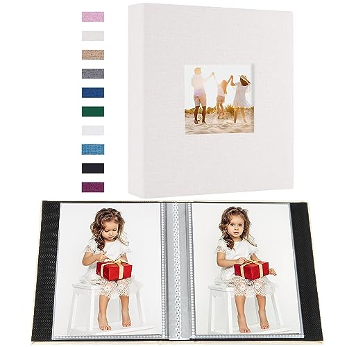 Miaikoe Small Photo Album 6x4 50 Pockets 2 Packs