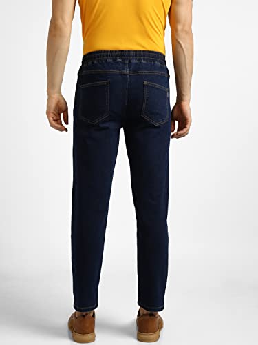 Image of Urbano Fashion Men's Regular Fit Mid Rise Washed Jogger Jeans Stretchable