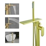 FBUKE Freestanding Bathtub Faucet, Floor Mount Free Standing...