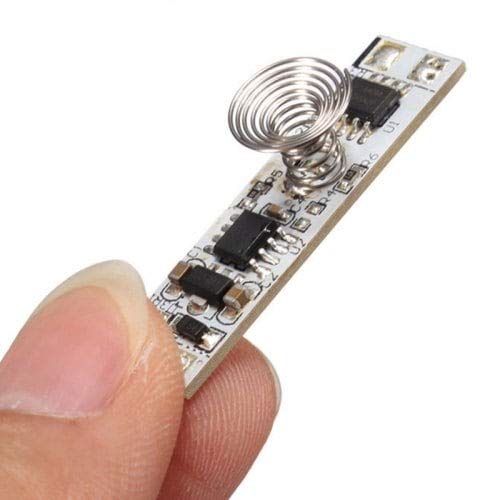 Módulo Sensor Táctil Capacitivo HaiMa - Voltaje 9-24V, Potencia 30W, Tamaño 40x10x1.2 Mm, Para Control De Luces LED