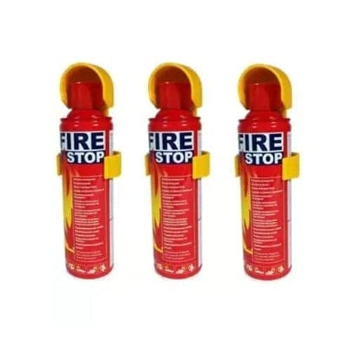 500ml Portable Fire Extinguisher (Aluminum, Red) (2) 1