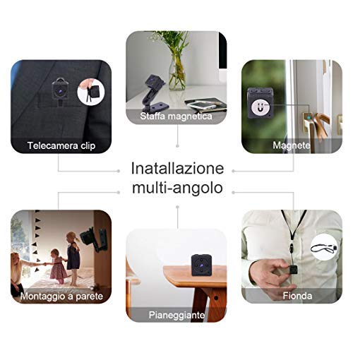 Mini Telecamera Spia Nascosta,NIYPS Full HD 1080P