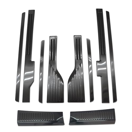 【エコーズプロダクト】 ハスラー MR52S/MR92S フレアクロスオーバー 専用 スカッフプレート & ラゲッジスカッフ 2点セット ブラックヘアライン パーツ カスタム アクセサリー ドレスアップ 保護 内装 (ブラックヘアライン)