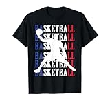 Basket Jugador de Baloncesto Baloncestis Niño Hombre Retro Camiseta