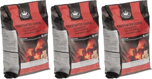 Cubes Allume-feu 72 pièces (Lot de 3)