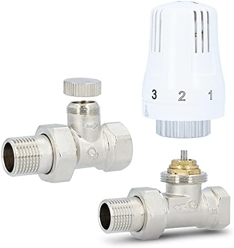 Vanne De Radiateur Thermostatique Pour Chauffage Isolé Sur Fond Blanc 351967 135