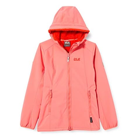 Chaqueta Jack Wolfskin Kissekat para niña resistente al viento y agua Cover