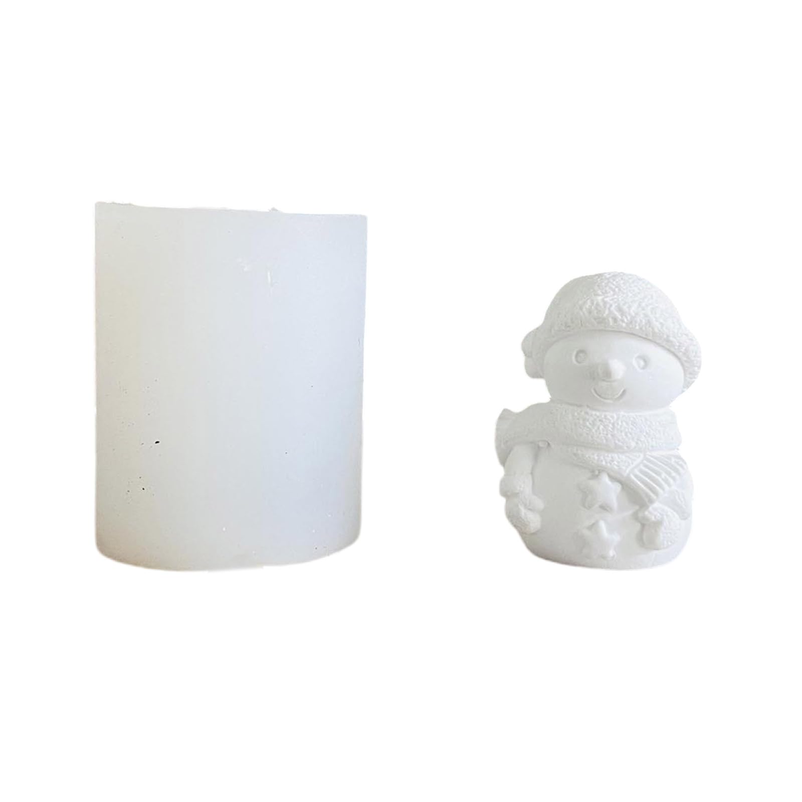 Tsophreniq 3D Snowman Molds Silicone Epoxy Resin Castings Soap Plasters Making