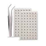 Reccisokz 120 Piezas De Parches De Acupuntura Desechables Para Las Orejas, Semillas Para Las Orejas, Juego De AcupresióN, Alivia El EstréS Y La TensióN Muscular, Para Deportistas Y Oficinistas