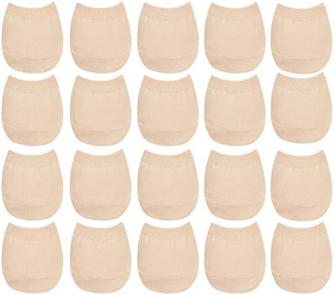 Counting Mars 10 Pairs Seamless Clog Mule Half Socks for Women Cotton Toe Topper Socks