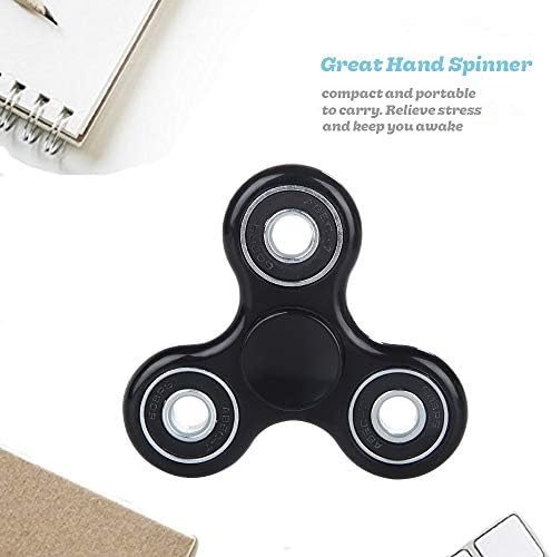 SCIONE Fidget Spinners 5 Pack for Kids Adults-Sensory Fidget Toys Packs-ADHD Anxiety Toys Stress Relief Reducer Autism Fidgets Hand Spinner Finger Bearing Tri Spinner Toy