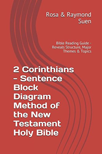 2 Corinthians - Sentence Block Diagram Method of the New Testament Holy Bible: Bible Reading Guide - Reveals Structure, Major Themes & Topics