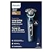 Philips Electric Shaver Series i9000 Prestige, Wet & Dry with Dual Precision Blades & Motion Control Sensor, Mystic Blue, XP9201/20