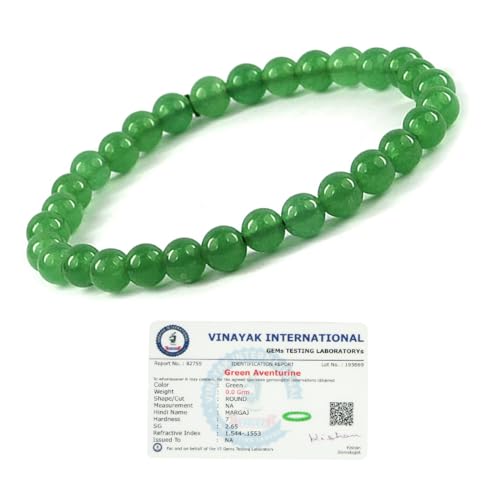 Image of Reiki Crystal Products Certified Natural Crystal Stone Bracelet 6 mm Round Beads for Men & Women | Premium Gemstone Jewellery Collection | Reiki Charged | Multiple Stone Variants Available