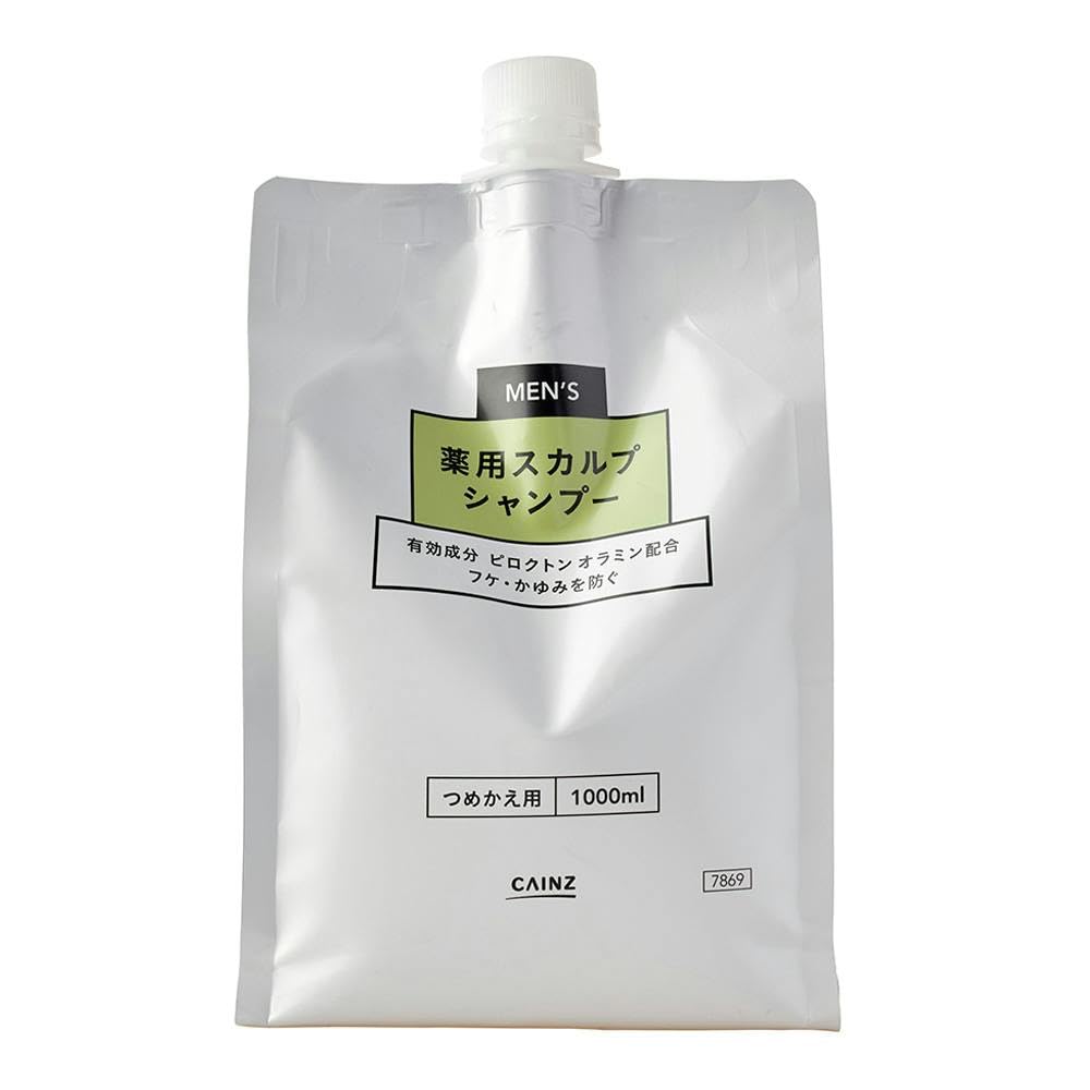 Amazon | カインズ(CAINZ) 薬用 メンズ スカルプシャンプー 詰替