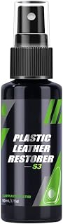 Generic Car Gymnastic & Leather Restorator, Plastics Cleaner Conditioner Restorer Spray Foam, Easy-to-Use Remover Paste - 50ml