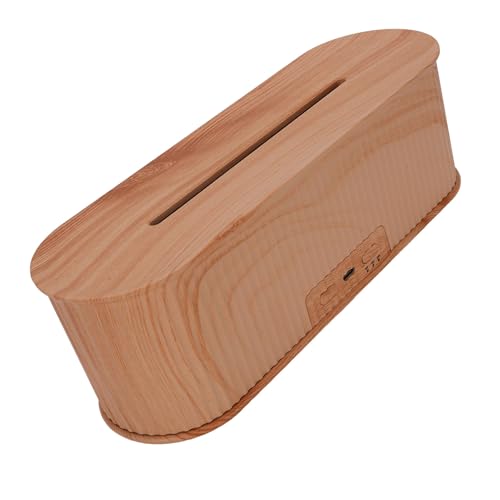Difusor aromático eléctrico con luz LED madera 25dB ultra silencioso miniatura 7