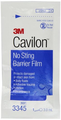 3M™ Cavilon™ No Sting Barrier Film 3345, 3 ml Wand Pack of 25