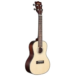 Kala KA-SCG Solid Spruce Mahogany Concert Ukulele Bundle with Gig Bag, Tuner, Austin Bazaar Instructional DVD, and… - Les Beatles, Paul McCartney, John Lennon, RIngo Starr, George Harrison Kala KA-SCG Solid Spruce Mahogany Concert Ukulele Bundle with Gig Bag, Tuner, Austin Bazaar Instructional DVD, and… – Image 2