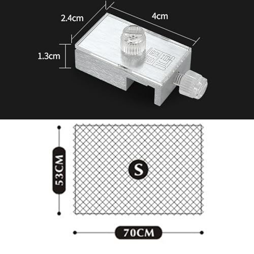Filet d'aquarium robuste en maillage durable pour terrarium