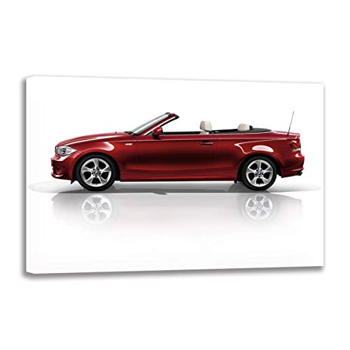 Póster de coche deportivo en lona decorativa de 33.5x70 cm sin marco