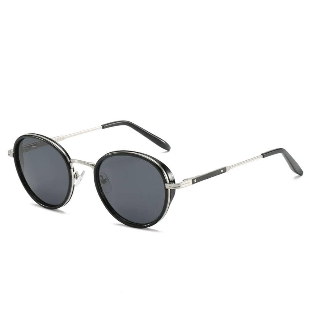 Occhiali da sole polarizzati rotondi con protezione solare, occhiali da sole da donna e da uomo, vintage, UV400