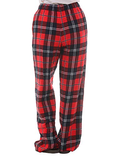 Image of Womens Multicolor Cotton Checkered Pyjama | Checks Pajama for women with Elastic & Drawstring Plus Size (S TO 8XL)