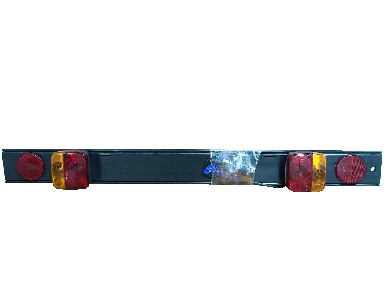 BARRA PORTAFANALE AMA LUCI RIMORCHIO IN PVC 105 CM CAVO 1 MT