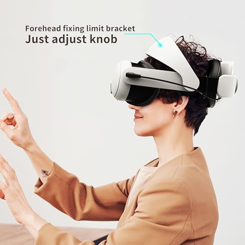 WELESS Comfort Head Strap Compatible with Oculus Quest 3 Accessories, Elite Strap Replacement for Meta Quest 3, Adjustable Enhanced Support Pressure-Free, quest 3 strap