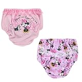 [タキヒヨー] ショーツ ディズニー 女児ショーツ ２枚組セット ディズニープリンセス アリエル ラプンツェル ベル アナと雪の女王 ティンカーベル ミニーマウス 綿100% 肌着 パンツ 下着 151100500 ミニー