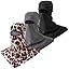 Black, Dark Gray, Leopard Print Color