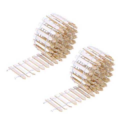 Holibanna 2 Juegos 5 Mini Decoración Navideña Decoración Boda Maceteros Boda Decoracion Valla De Estacas Jardín De Hadas De Madera Familiar