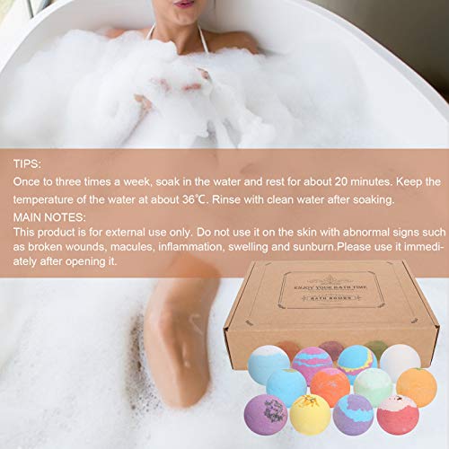 Bombas de banho orgânicas para crianças e mulheres-Sais de banho de espuma-Conjunto de bombas de ban