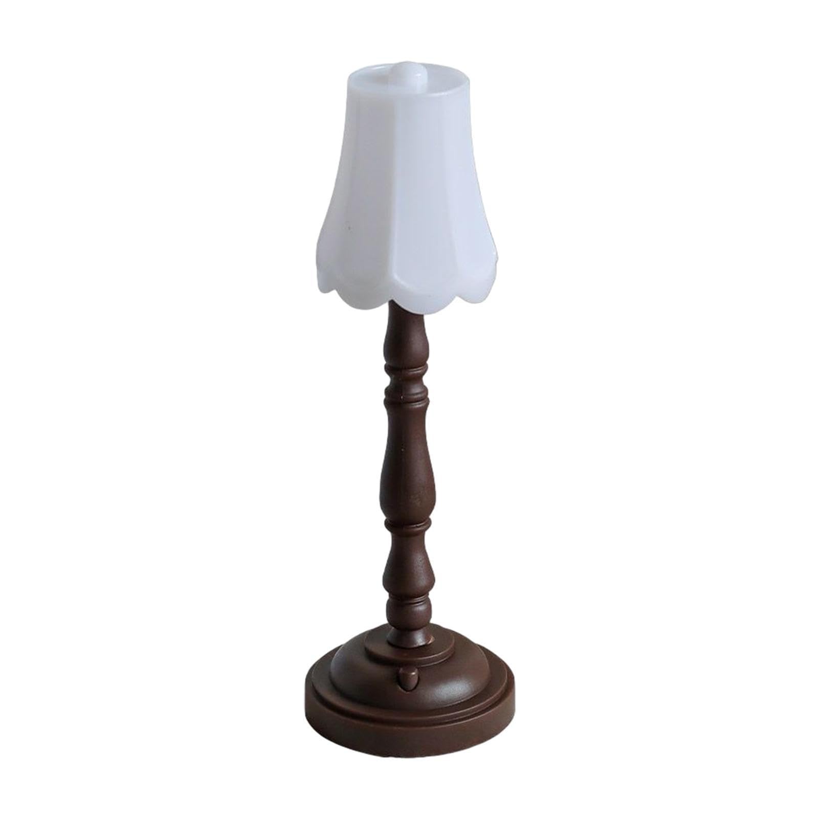 Kasmole Retro Table Lamp | European Style Decorative Desk Light Battery Powered Reading Lamp Nightstand Night Light - for Bedroom, Library, Cafe, Living Room