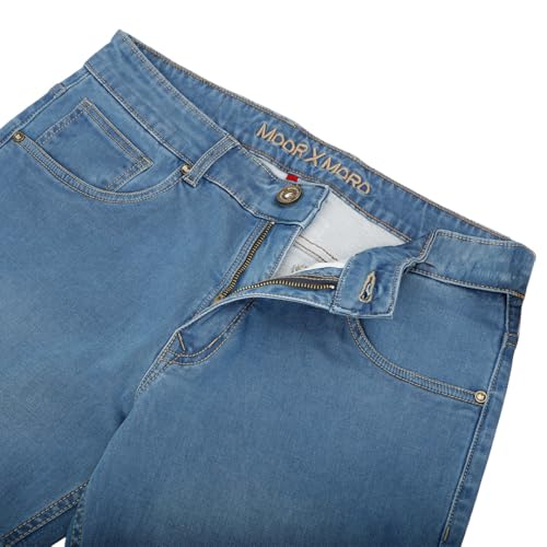 Image of Men's Premium Straight Fit Jeans | Cotton Rich Breathable Denim Pants for Men | Comfortable Regular Wear Casual Jeans