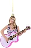 Cody Foster & Co Taylor Guitar Bust Glass Ornament