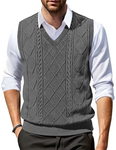 Charcoal Sweater Vest