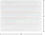 Dry Erase Lapboards with Lines - Pack of 1 Lined Whiteboard - 9x12 - Student Single Sided - Improve Children's Classroom Learning with Portable White Boards