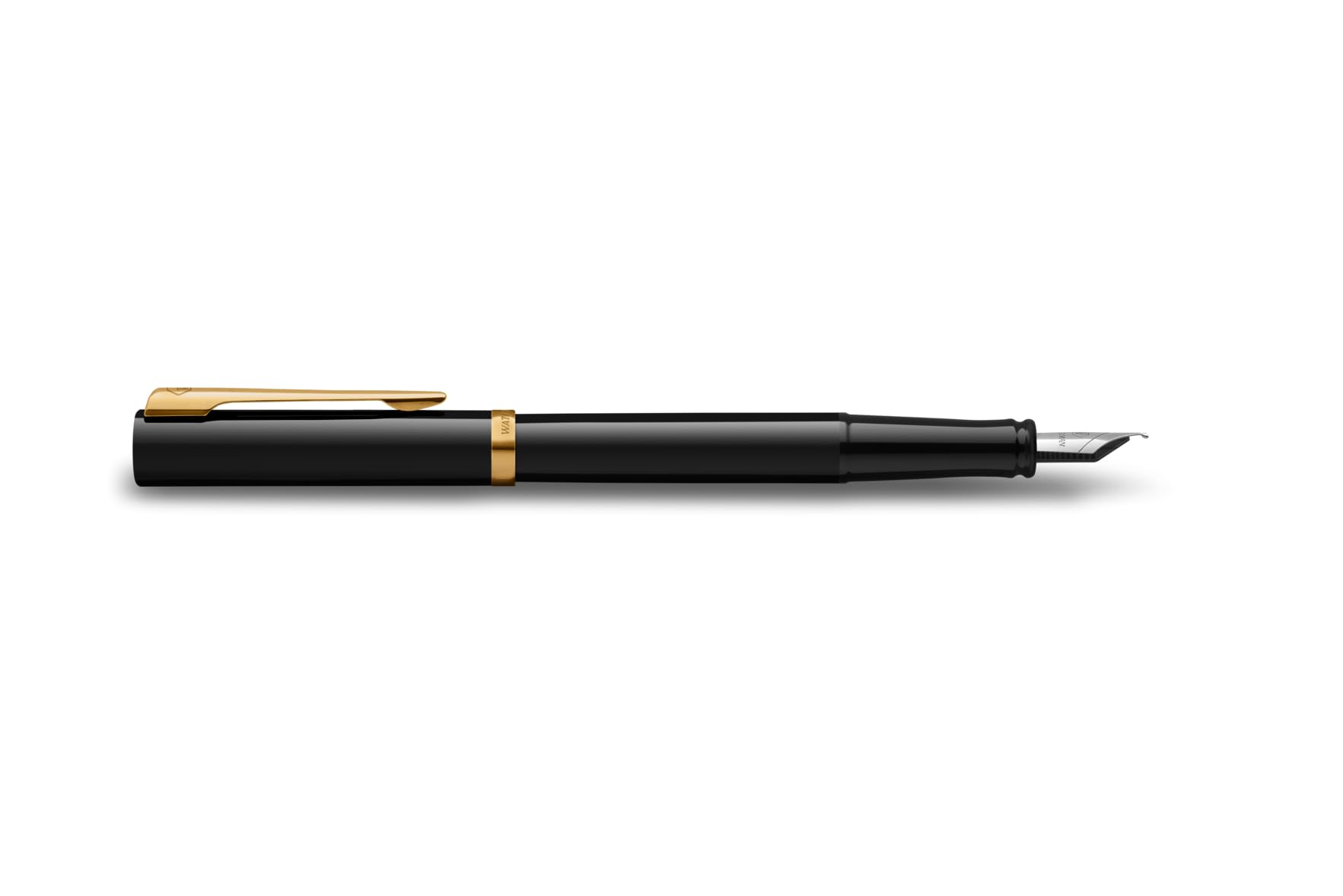 Waterman Impression - Stylo plume avec gravure - Personnalisable - Élégant stylo d'écriture - Cadeau pour hommes et femmes - Encre bleue (Black GT)