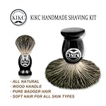 Hand Crafted Pure Badger Shaving Brush for Wet Shave, Soft Bristle, Wood Handle Black Color, Best Gift for Bearded Man - Image 2