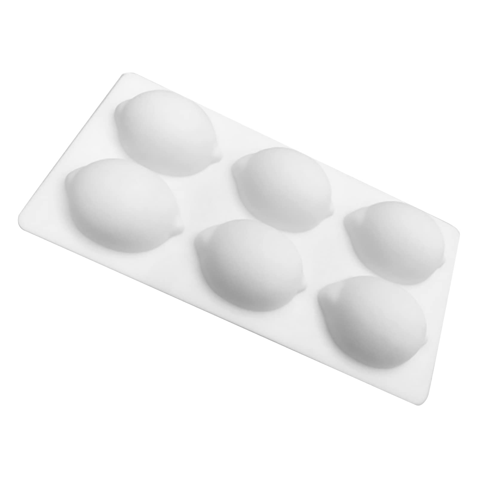 hahuha Yule Log Pan Kitchen Cake Tools Fruit Lemon Silicone Cake Tools French Dessert DIY Baking Tools Home Activities Funnel Cake Fryer Pan (#1219-3-White, One Size)