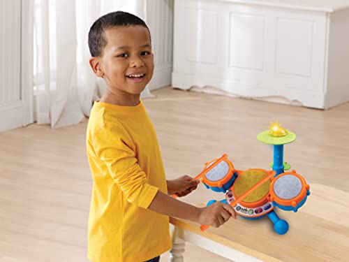 VTech KidiBeats Kids Drum Set, Orange - image 2