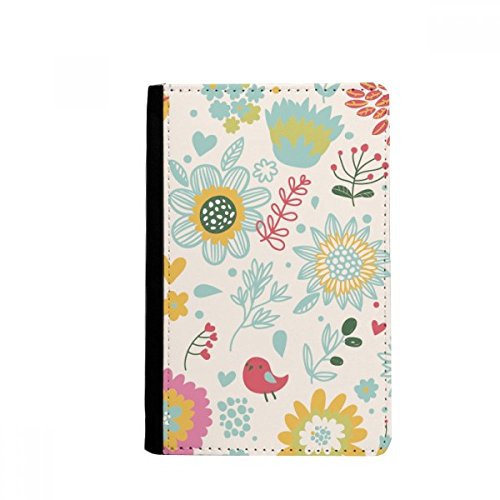 DIYthinker Color Sunflower Plant Paint Passport Holder Notecase Burse Wallet Cover Card Purse