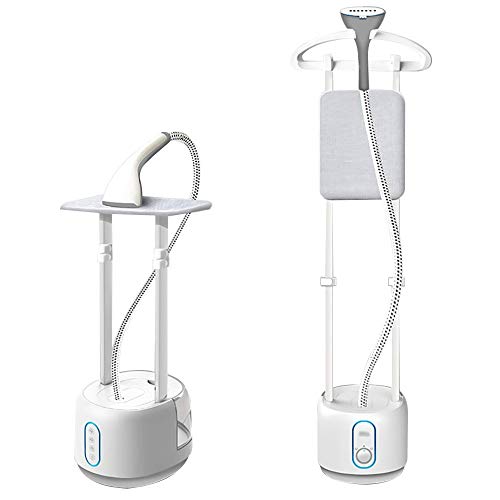 S SMAUTOP Plancha de Vapor Vertical Altura Ajustable Profesional Plancha Ropa Vapor Triple Opción Vertical Vapor y Seco 1600W Apto Diferentes Tejidos y Prendas Anti-Quemaduras