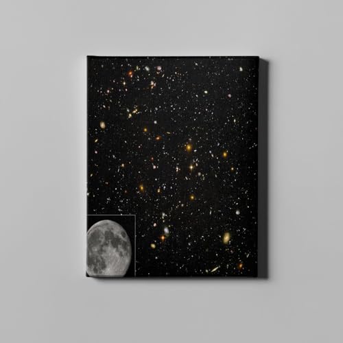 Hubble Télescope Champ Ultra Profond : Grande Toile Galerie pour Rêver Éveillé