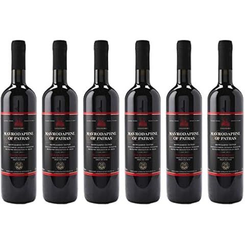 Mavrodaphne aus Patras 6x 0,75l P.D.O. Loukatos Likörwein rot | 15% Vol. | + 20ml Jassas Olivenöl Cover