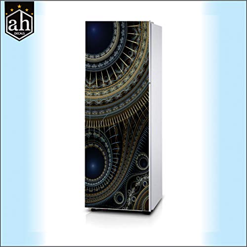 Image of PVC Vinyl Fridge Wrap Sticker for Home (160 cm x 60 cm or 63 X 24 Inches, Design 5)