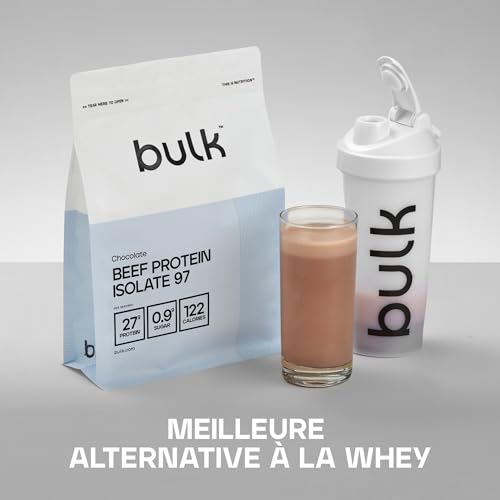 Isolat de protéine de bœuf en poudre HydroBEEF shake chocolat 1kg